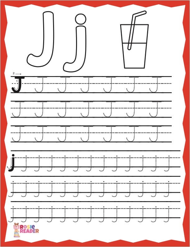 Trace Letter J Reading Adventures For Kids Ages 3 To 5 Trace Letter J Reading Adventures For Kids Ages 3 To 5