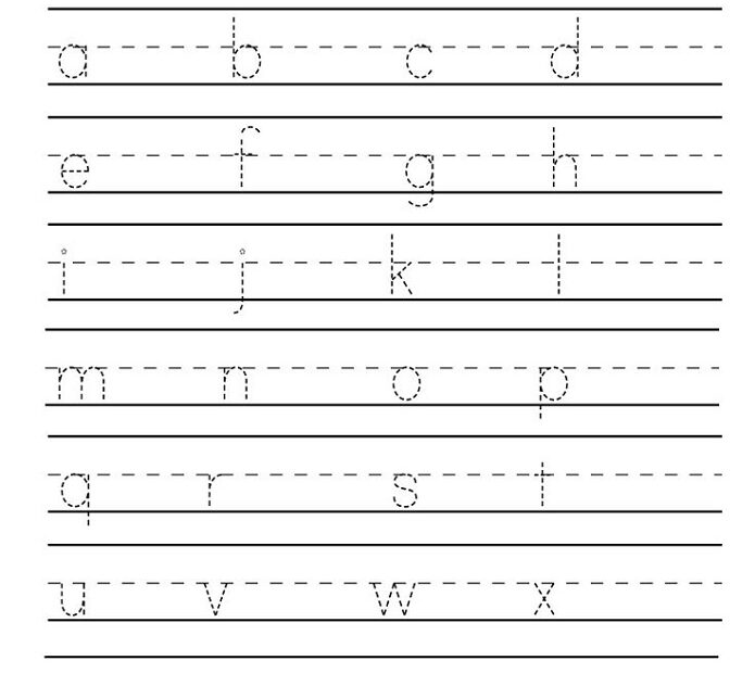 Trace Letter Worksheets Free Activity Shelter