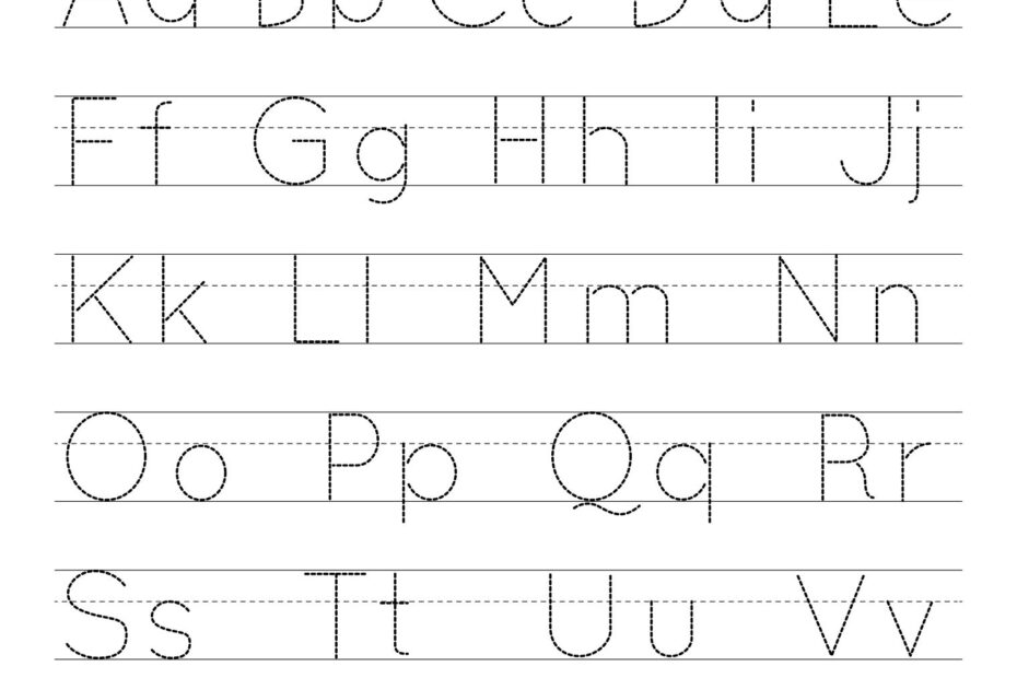 Traceable Alphabet Worksheets 10 Free PDF Printables Printablee