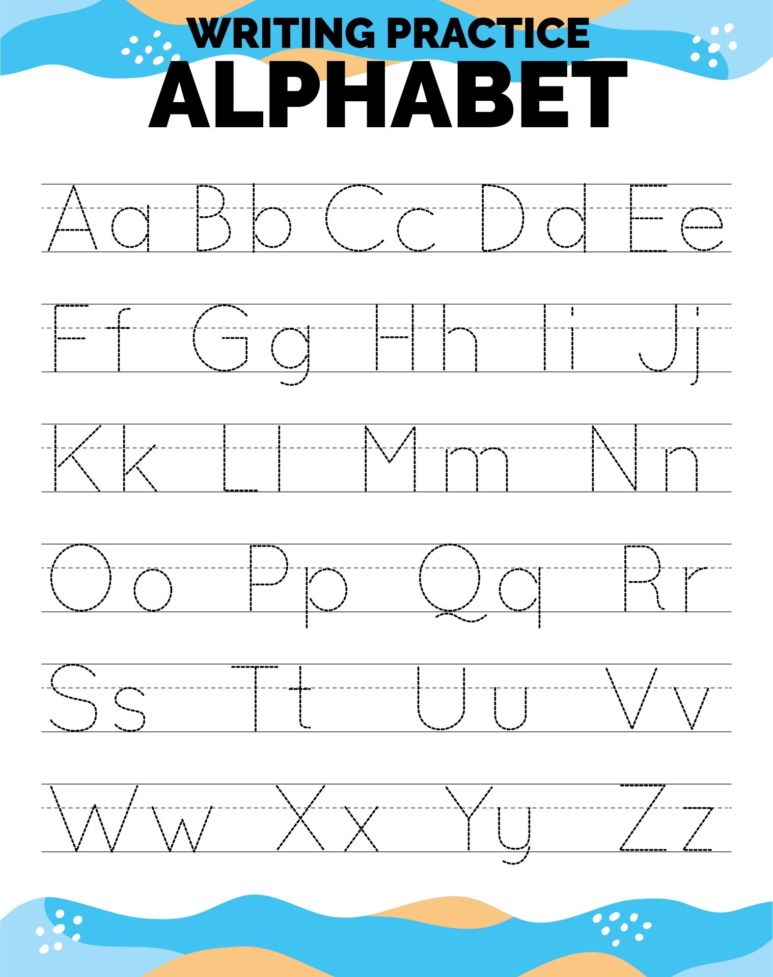 Traceable Alphabet Worksheets 10 Free PDF Printables Printablee Traceable Alphabet Worksheets 10 Free PDF Printables Printablee