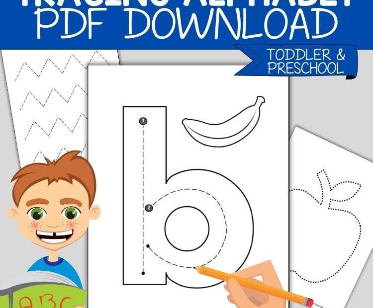 Tracing Alphabet Book PDF