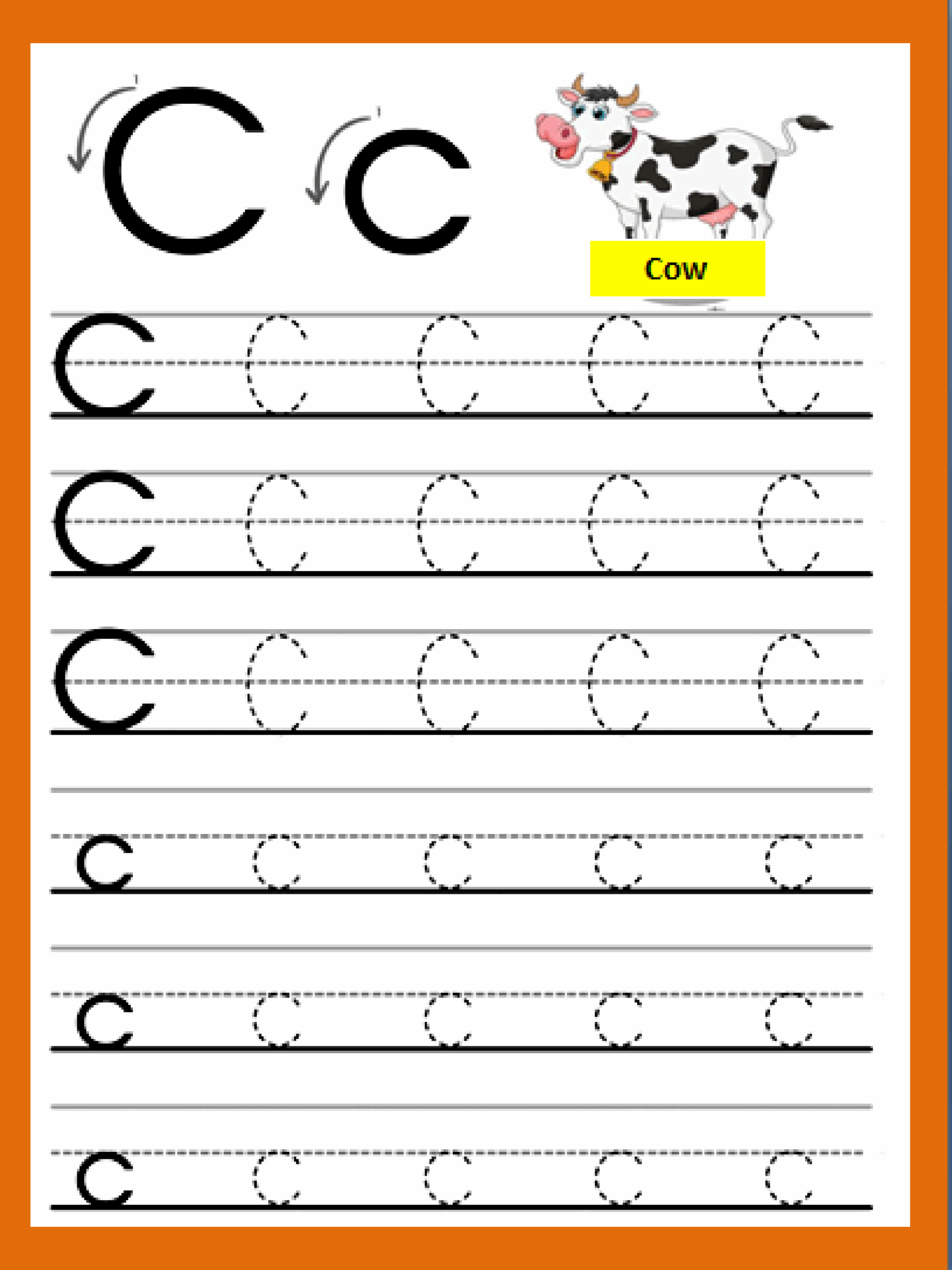 Tracing Letter CC Letter Tracing Worksheets Tracing Letter CC Letter Tracing Worksheets