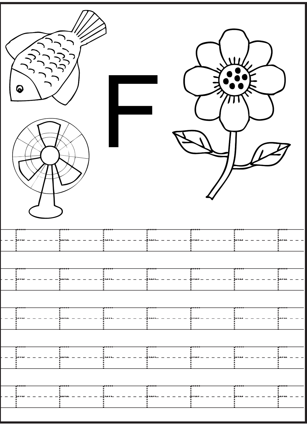 Tracing Letter F Worksheets Preschool AlphabetWorksheetsFree Tracing Letter F Worksheets Preschool AlphabetWorksheetsFree