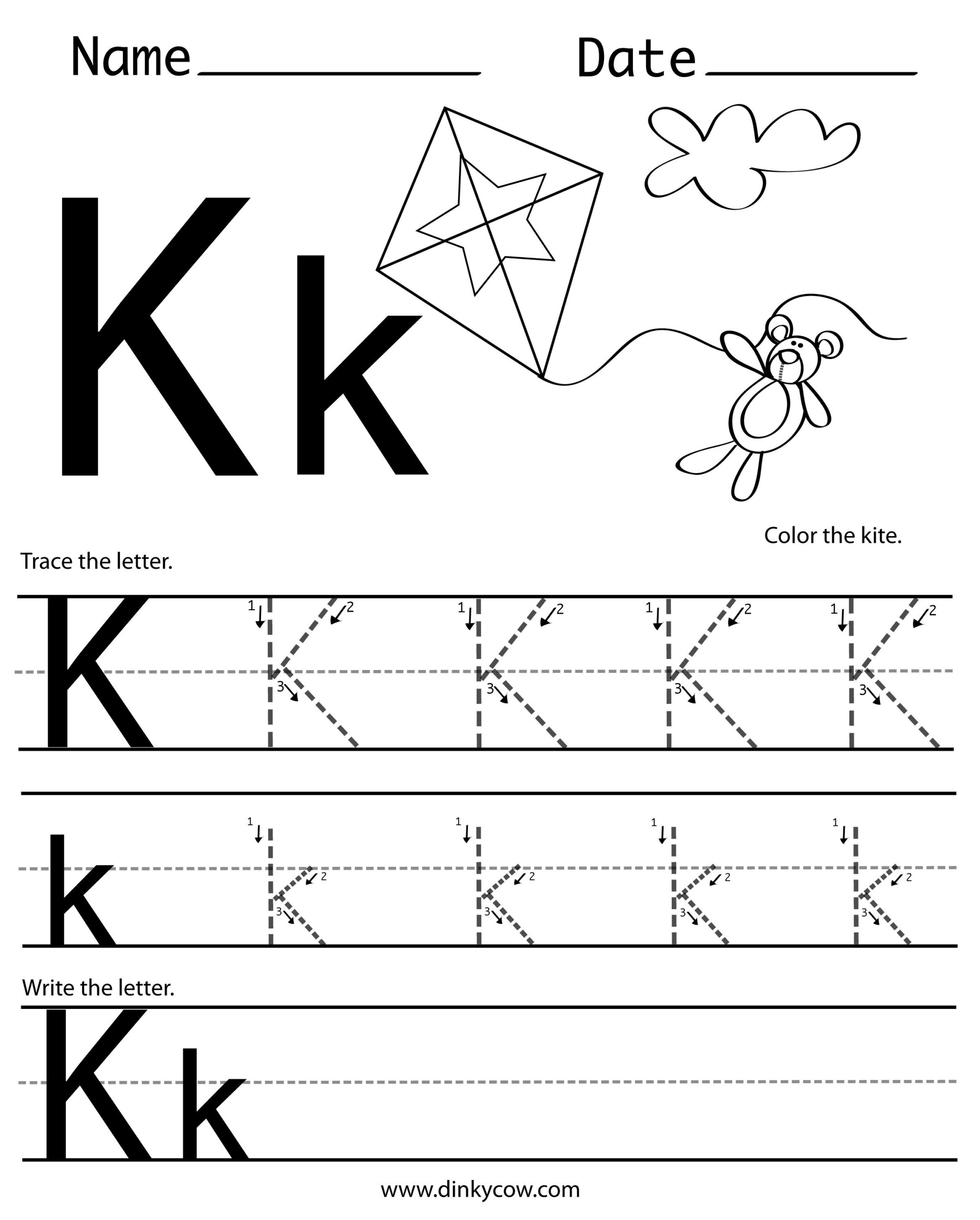 letter k tracing worksheets letter k tracing worksheets