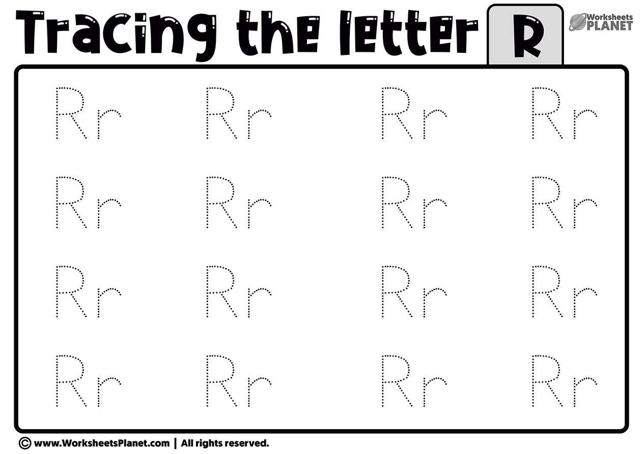 letter r tracing letter r tracing