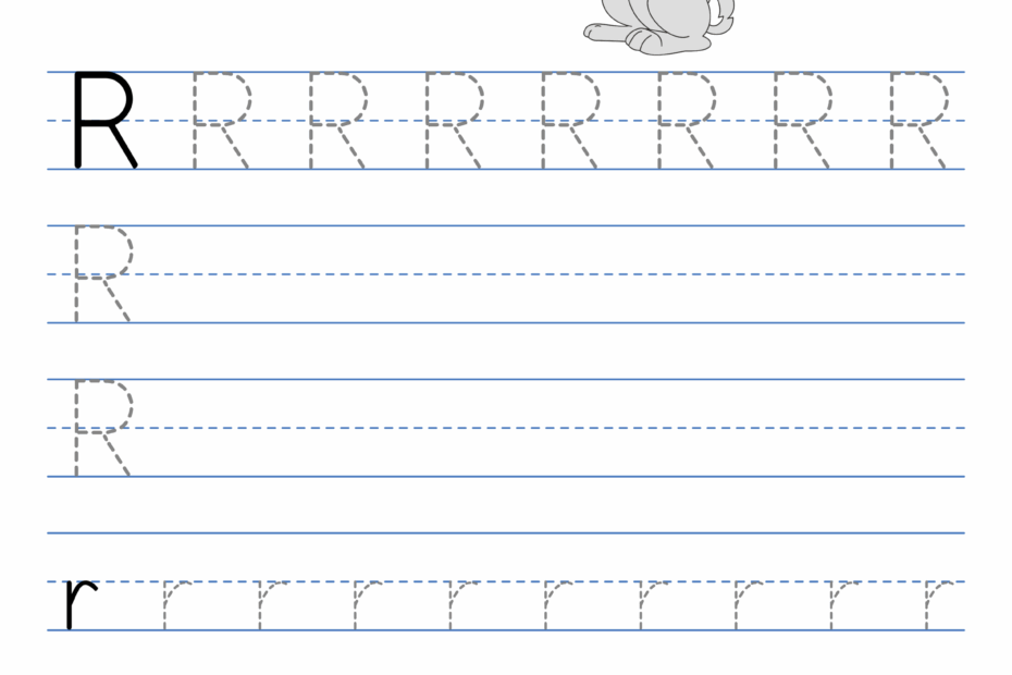 Tracing Letter R Worksheets For Pre Pdf Infoupdate