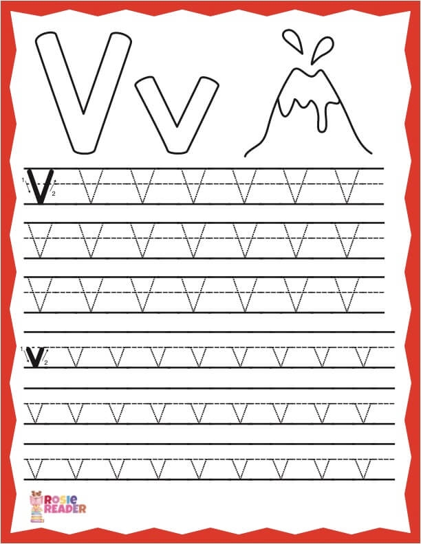 Tracing Letter V V Worksheet Worksheets Library Tracing Letter V V Worksheet Worksheets Library