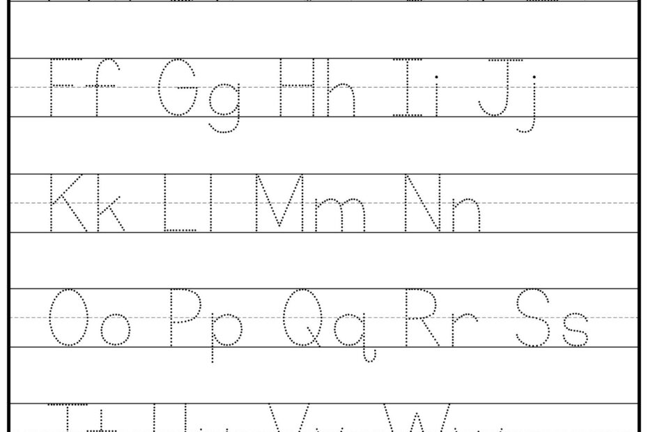 Tracing Letters 25 Free PDF Printables Printablee