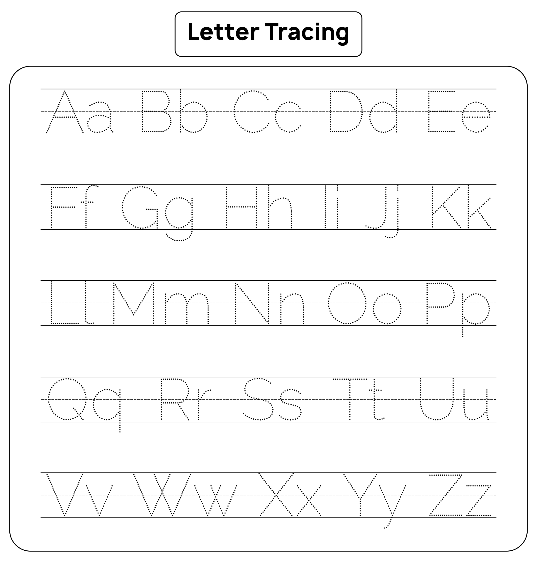 Tracing Letters 25 Free PDF Printables Printablee Tracing Letters 25 Free PDF Printables Printablee