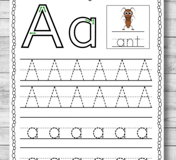 Tracing Letters For Toddlers Infoupdate