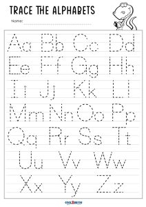 Tracing Letters For Toddlers Printable Infoupdate
