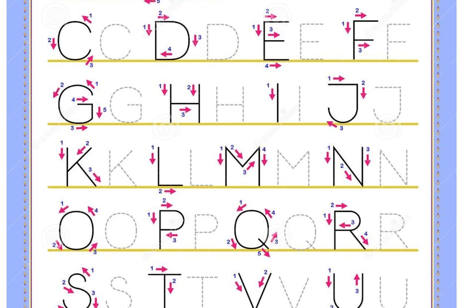 Tracing Letters Printables Pdf