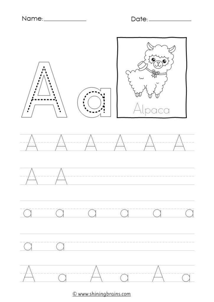 letter a tracing worksheets letter a tracing worksheets