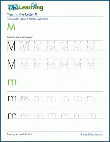 Tracing Letters Worksheets For Kids Infoupdate