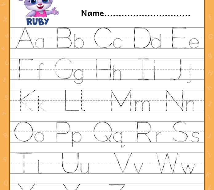 Tracing Letters Worksheets Printable Infoupdate