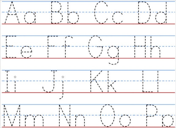 Tracing Lowercase Letters Free Printable Printable Letters To Cut Out