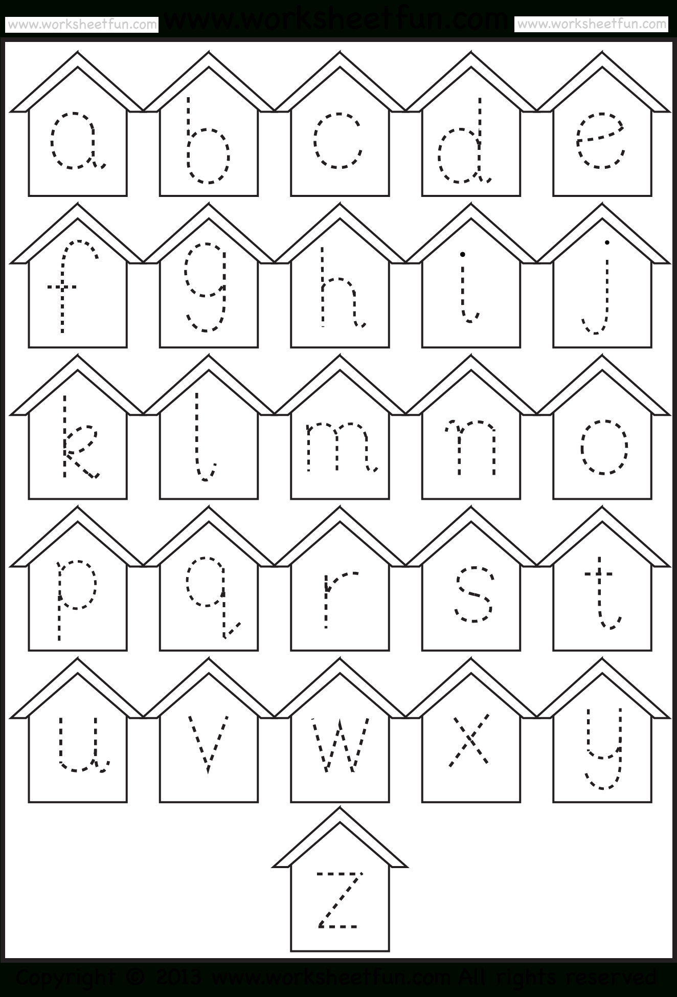 lowercase letters tracing worksheets lowercase letters tracing worksheets