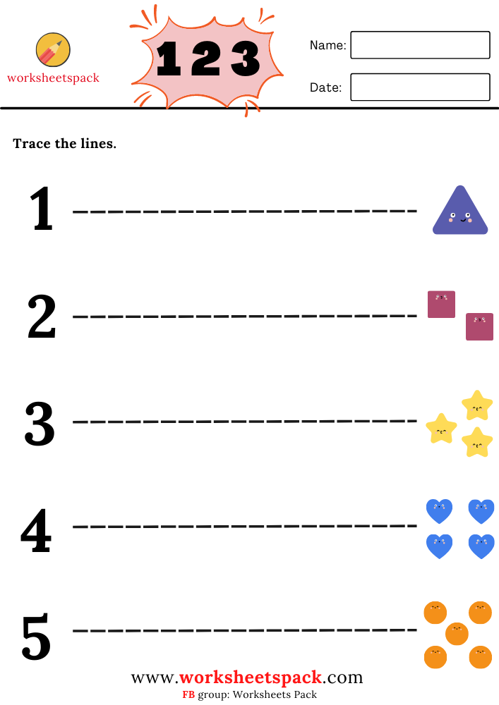 Tracing Straight Lines Worksheets Free Printable Worksheetspack