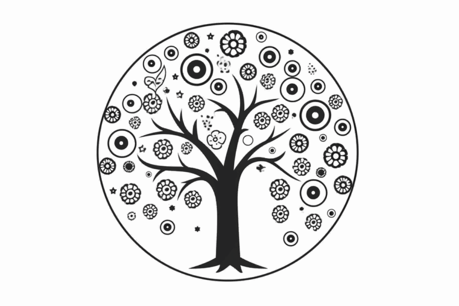 Tree Of Life Coloring Sheet Coloring Page