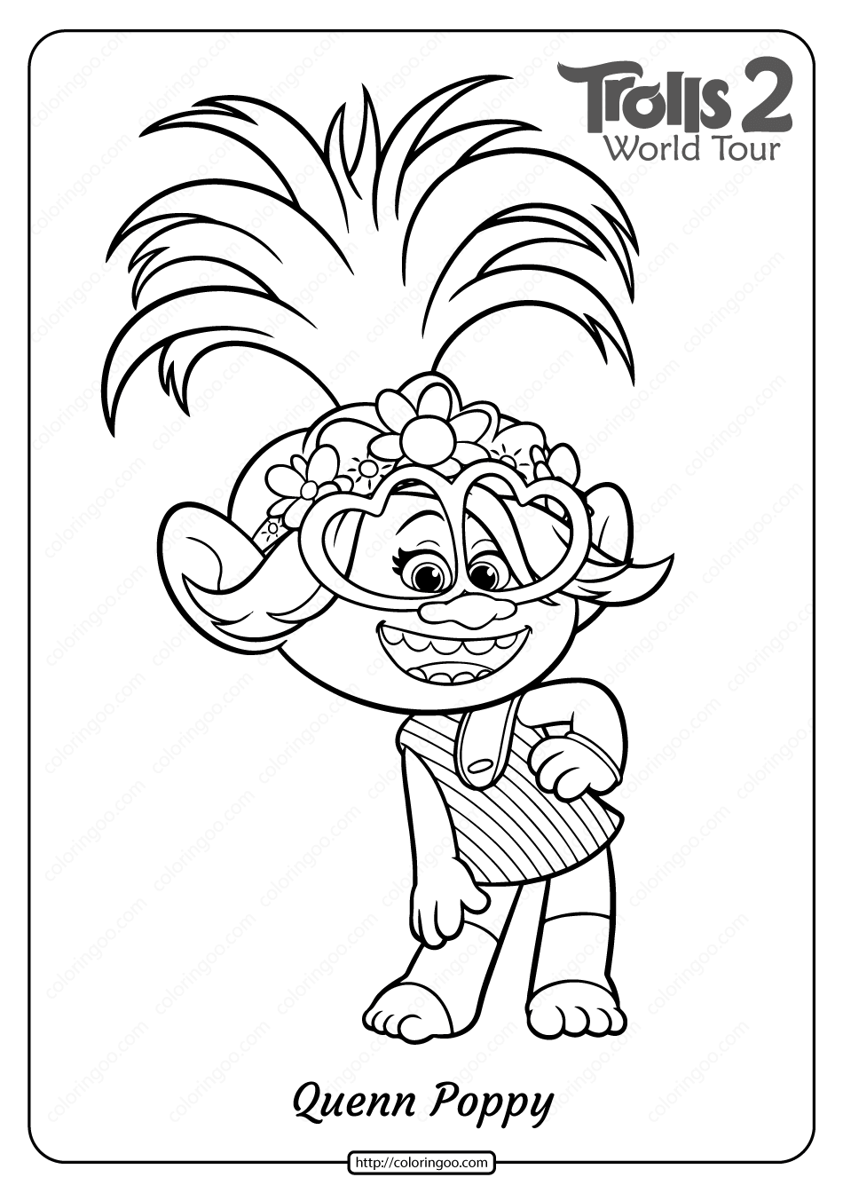 Trolls 2 Coloring Pages Coloring Home Trolls 2 Coloring Pages Coloring Home