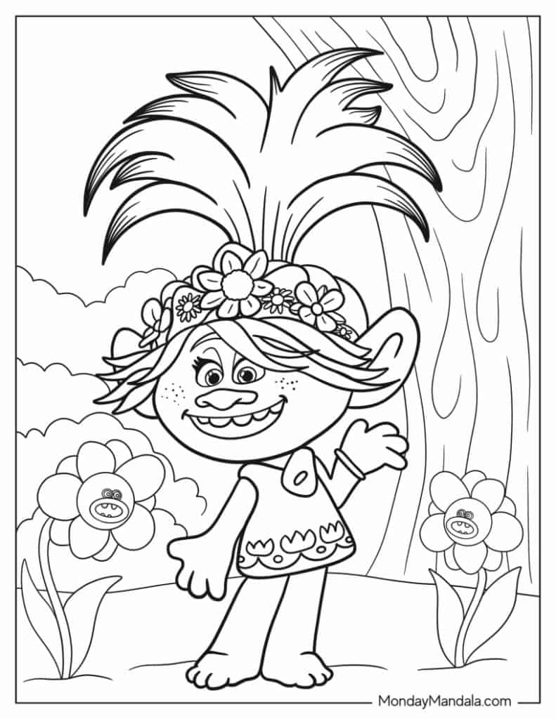 Trolls Coloring Pages Free Coloring Pages Printables Trolls Coloring Pages Free Coloring Pages Printables