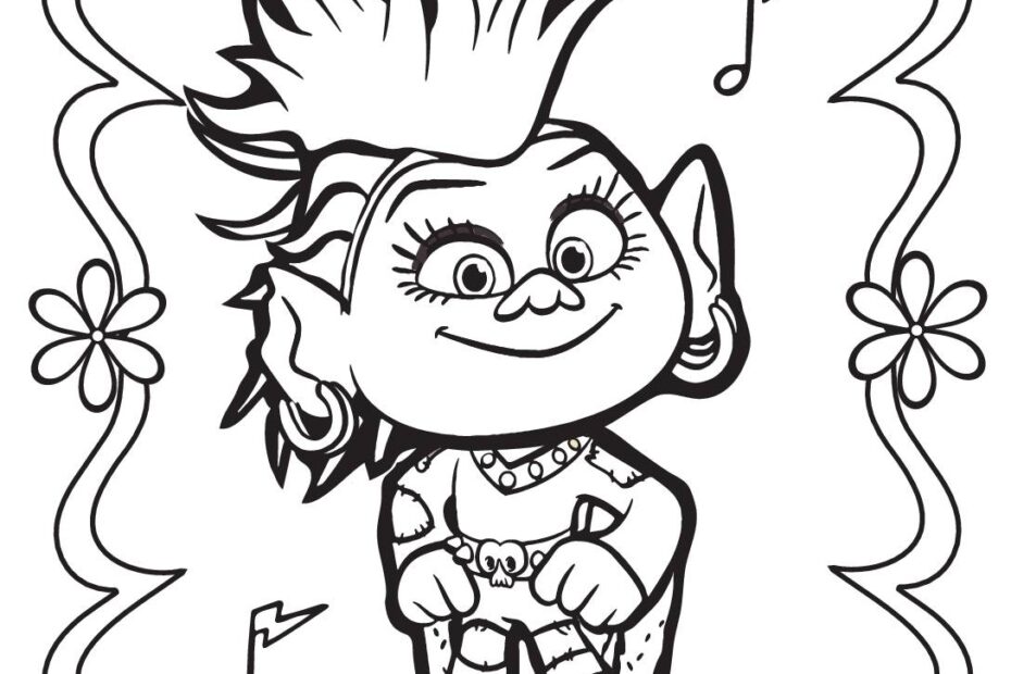 Trolls Coloring Pages Free Coloring Pages Printables