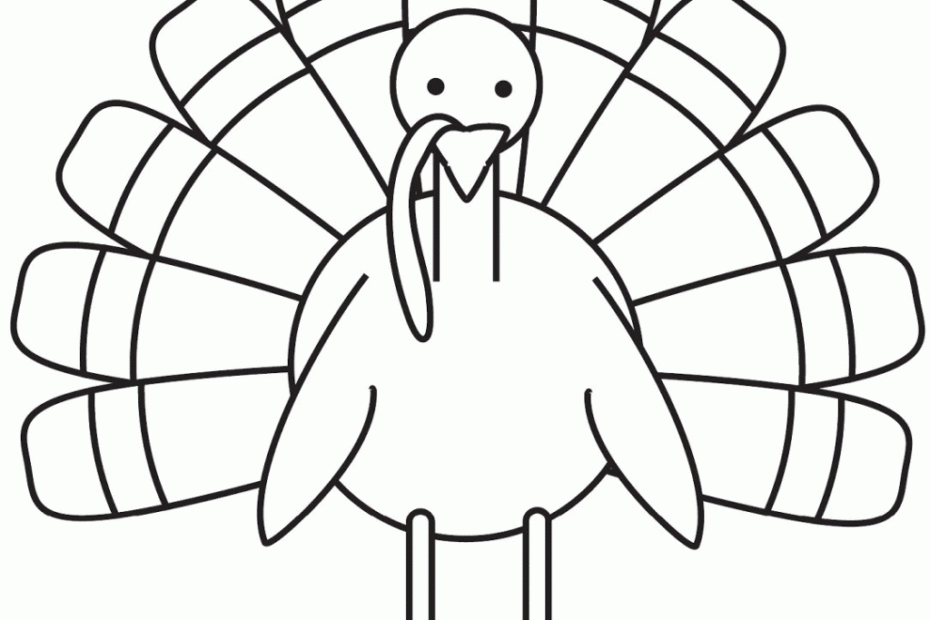 Turkey Coloring Pages Printable For Preschool Coloring Home