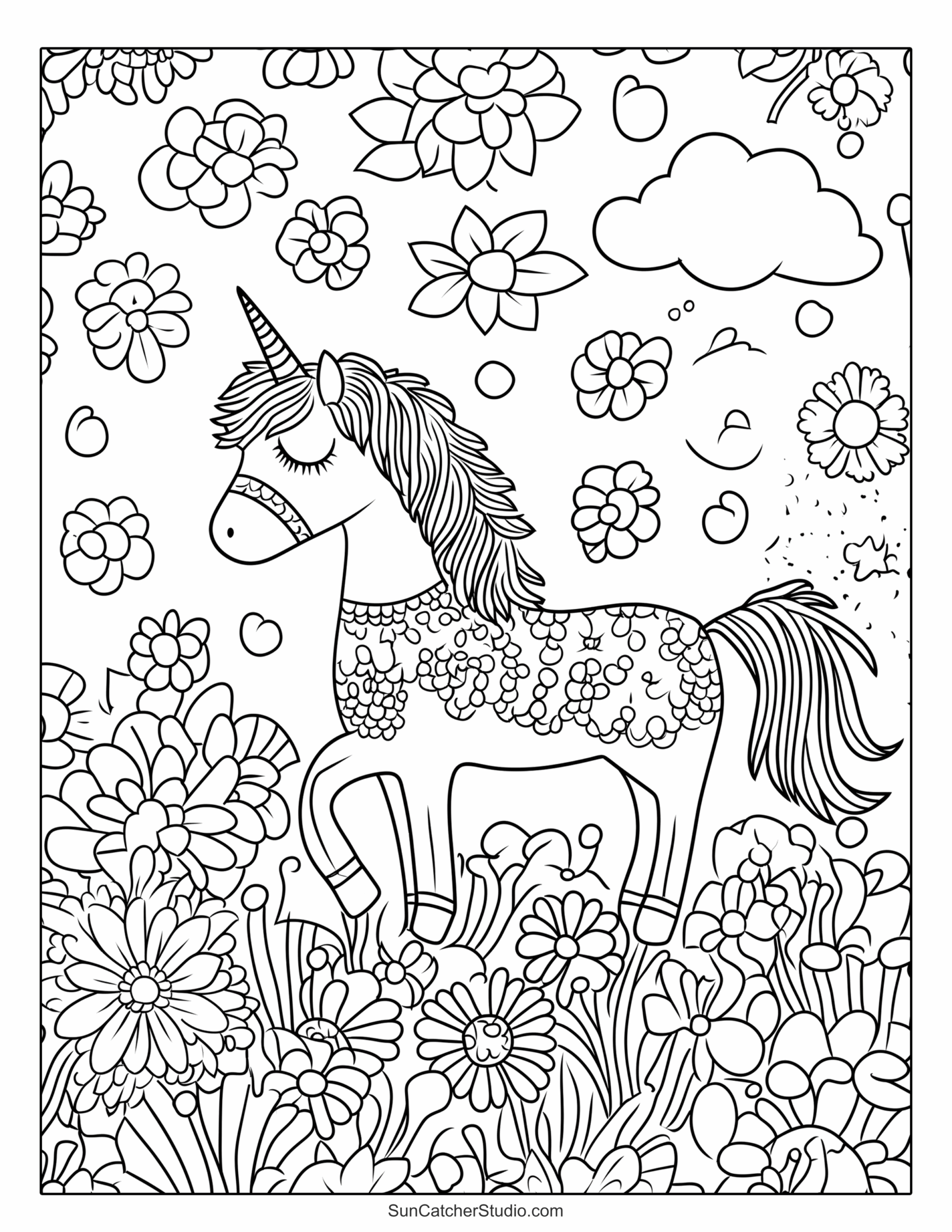 unicorn coloring sheet pdf unicorn coloring sheet pdf