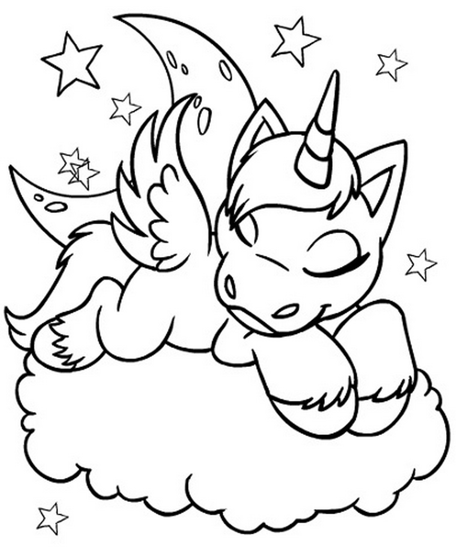 Unicorn Coloring Pages Free Learning Printable Unicorn Coloring Pages Free Learning Printable