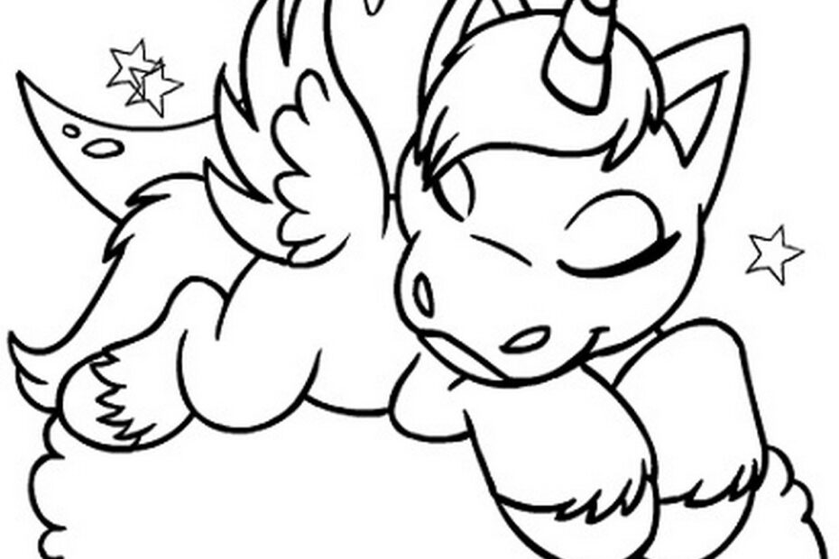 Unicorn Coloring Pages Free Learning Printable