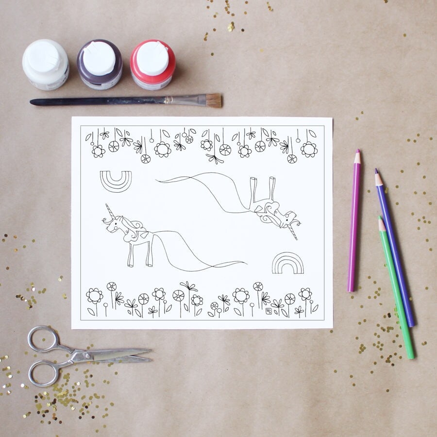 unicorn coloring sheet unicorn coloring sheet