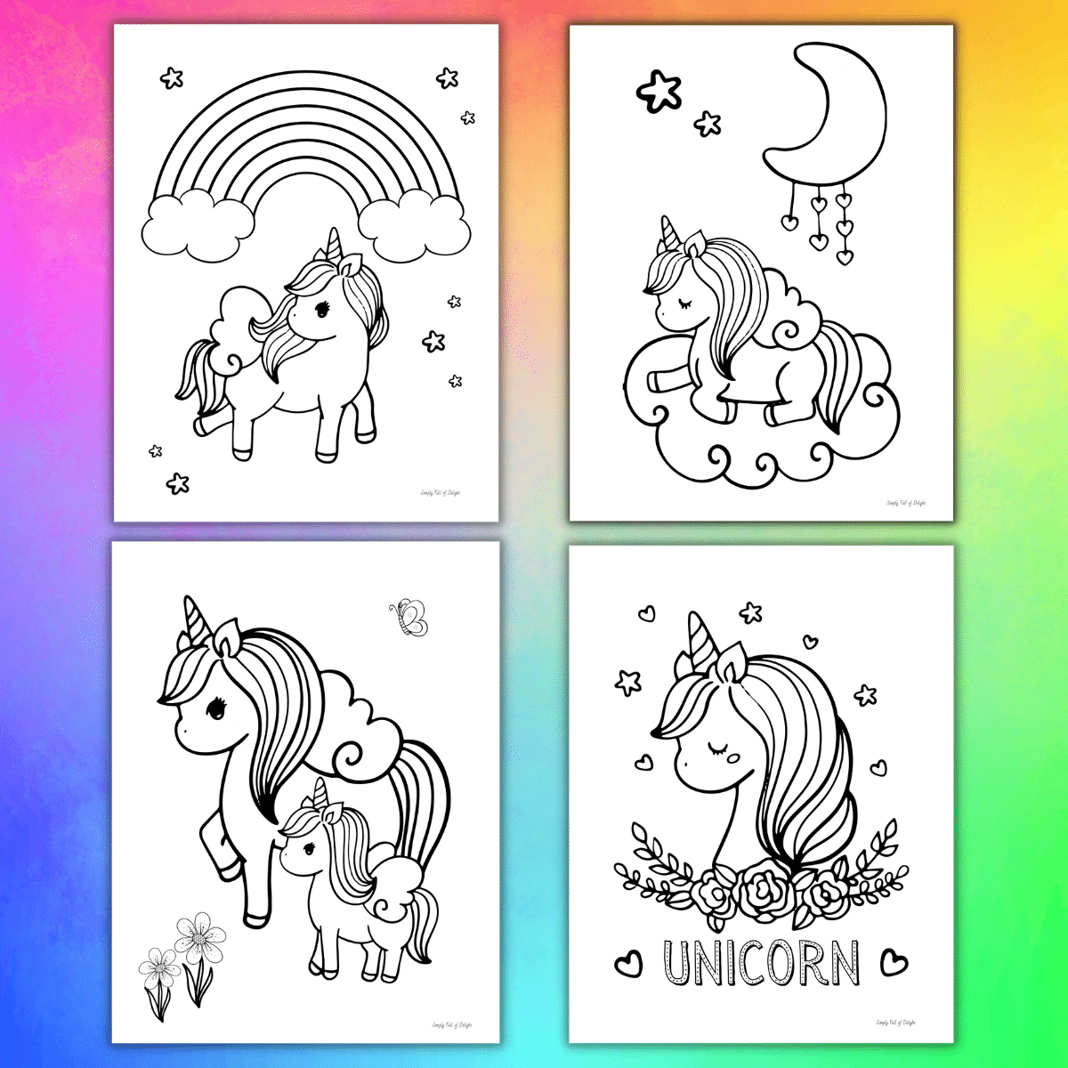 Unicorn Colouring Pages Free Printable Free Coloring Sheet Printables Unicorn Colouring Pages Free Printable Free Coloring Sheet Printables