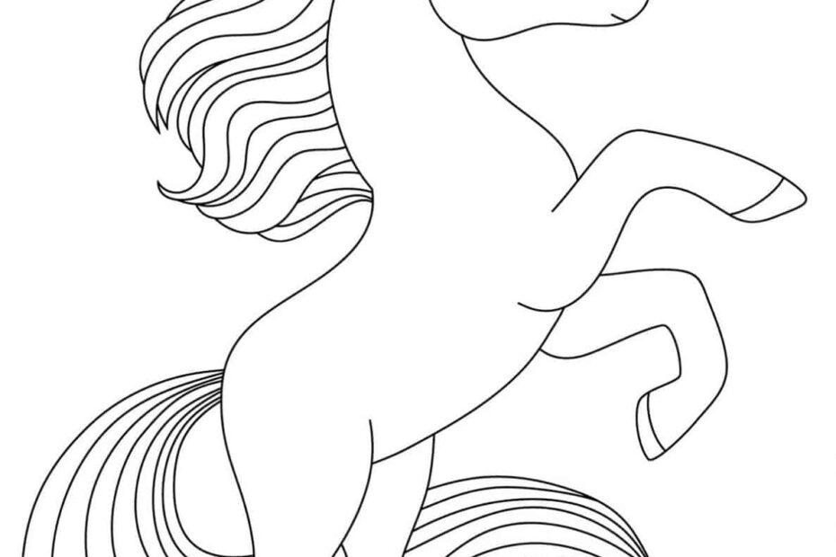 Unicorn Printable Coloring Sheets