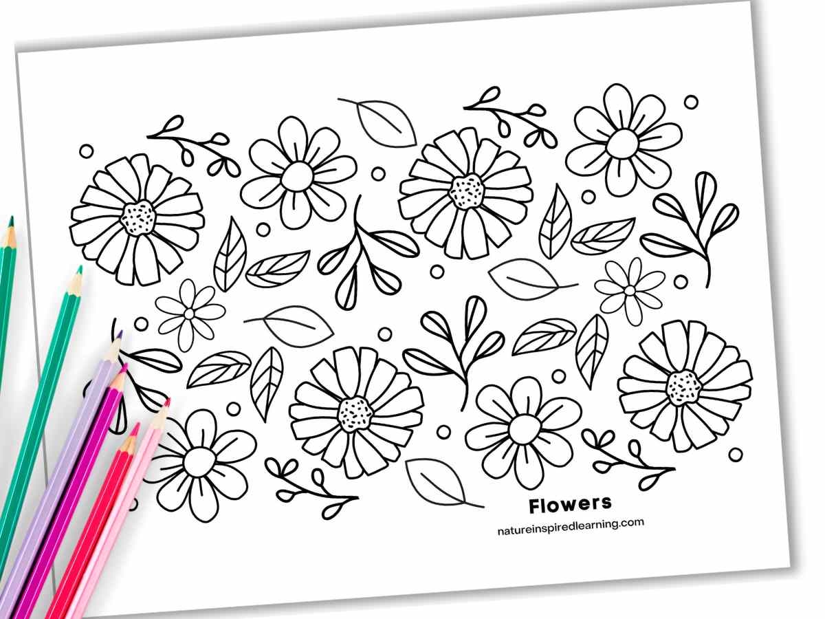 Unleash Your Inner Artist With Cute Printable Flower Coloring Pages Unleash Your Inner Artist With Cute Printable Flower Coloring Pages