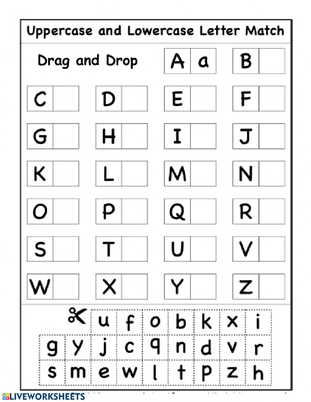 Upper And Lowercase Letters Worksheet Letter Tracing Worksheets Upper And Lowercase Letters Worksheet Letter Tracing Worksheets