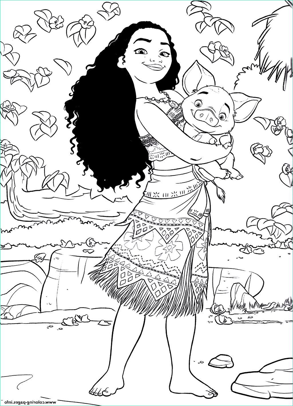 Vaiana Coloring Coloring Pages Vaiana Coloring Coloring Pages
