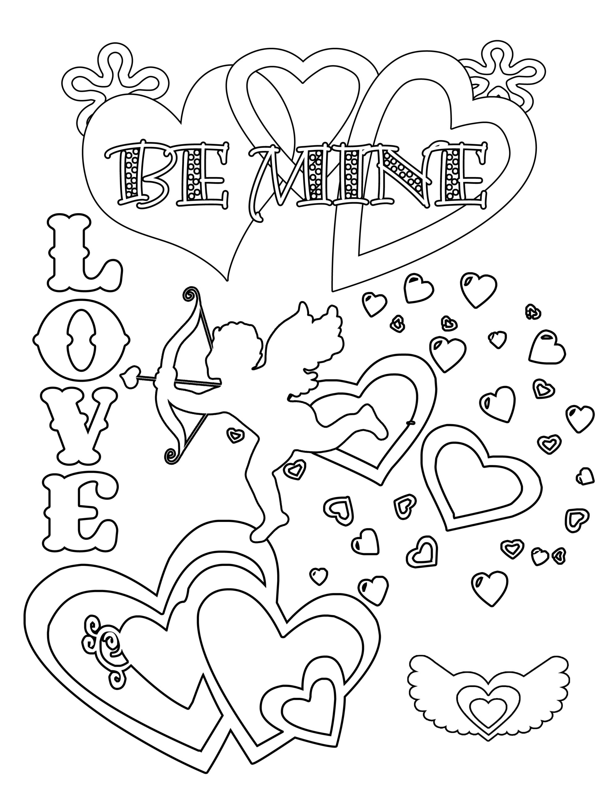 Valentine Printables Valentine Coloring Pages Valentines Day Coloring Valentine Printables Valentine Coloring Pages Valentines Day Coloring