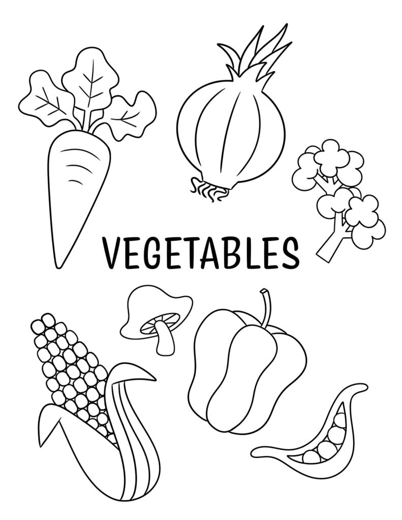Vegetable Coloring Pages Best Coloring Pages For Kids Fruit Coloring Vegetable Coloring Pages Best Coloring Pages For Kids Fruit Coloring
