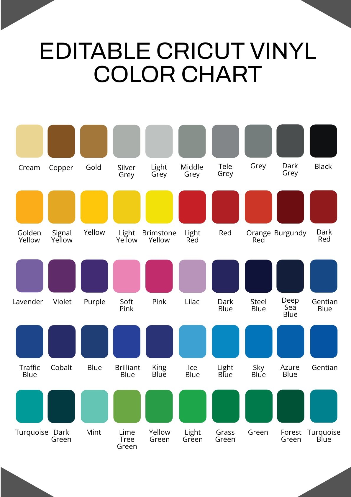 turtle color chart pdf turtle color chart pdf