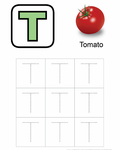 Webtools Letter 39 T 39 Tracing Worksheet