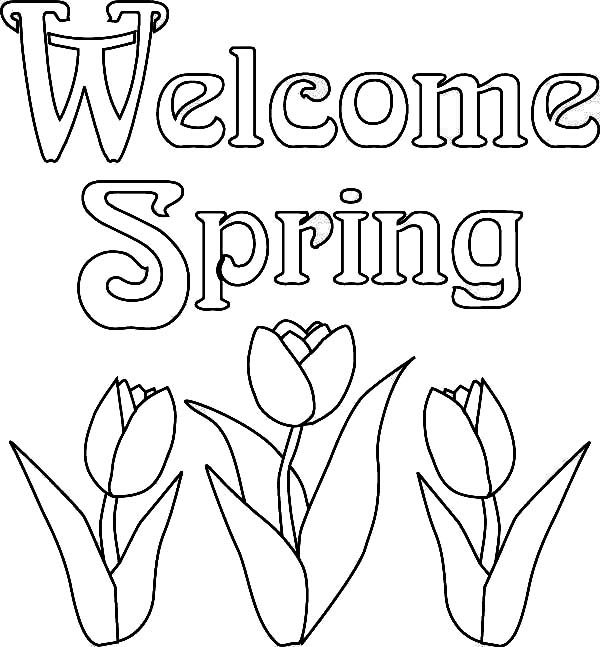 Welcome Spring Coloring Page Spring Coloring Pages Coloring Pages Welcome Spring Coloring Page Spring Coloring Pages Coloring Pages