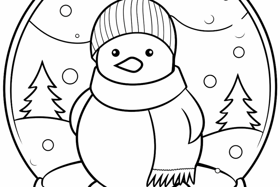 Winter Coloring Book Pages SimplyColoringPages