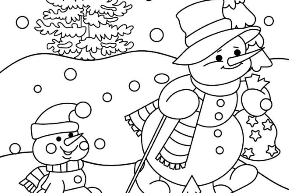 Winter Coloring Pages ColoringLib