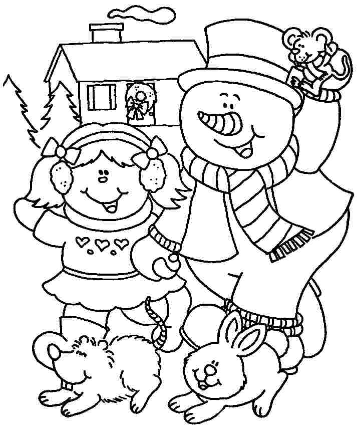 Winter Coloring Pages For Kindergarten Coloring Home Winter Coloring Pages For Kindergarten Coloring Home