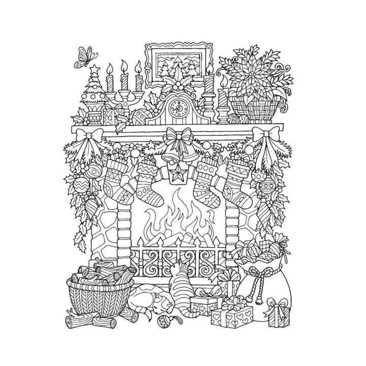 adult winter coloring pages free adult winter coloring pages free