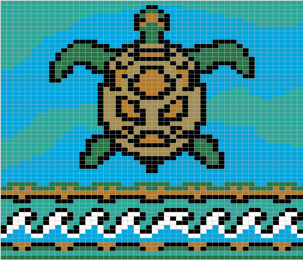 WitchWolfWeb Creations Sea Turtle Chart Remix WitchWolfWeb Creations Sea Turtle Chart Remix