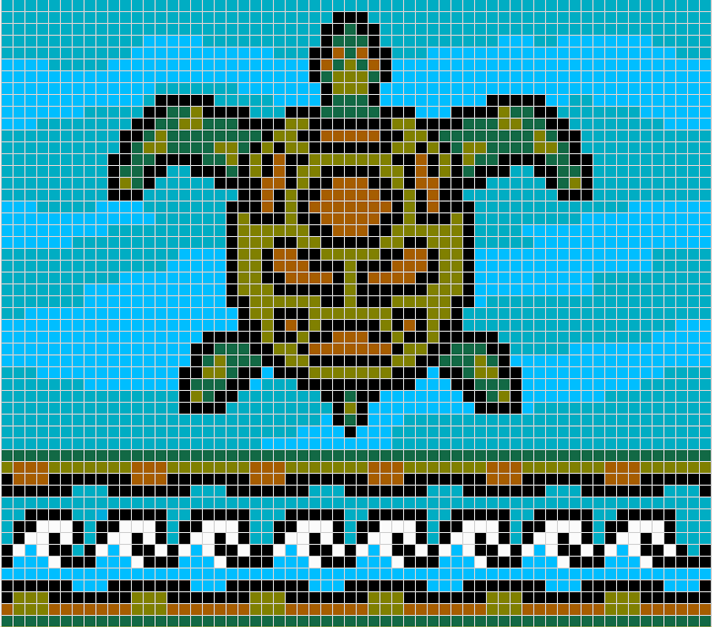 WitchWolfWeb Creations Sea Turtle Chart WitchWolfWeb Creations Sea Turtle Chart