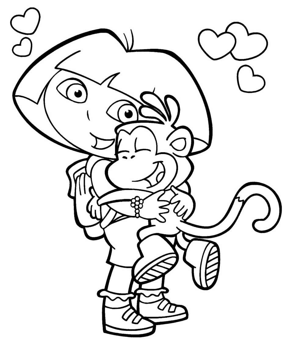 Dora Coloring Pages to Print Out Dora Coloring Pages to Print Out
