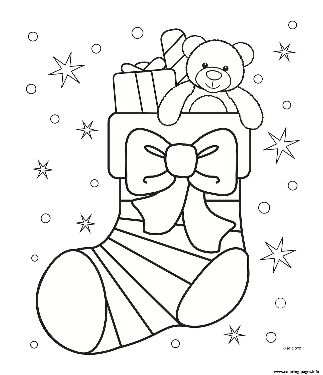 XChristmas Stocking Cute Coloring Pages Printable XChristmas Stocking Cute Coloring Pages Printable