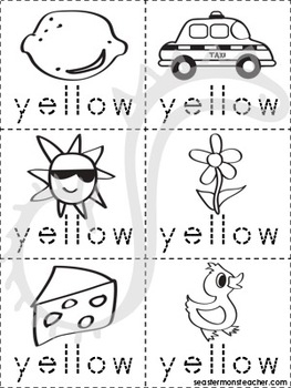 Yellow Color Book Yellow Color Book